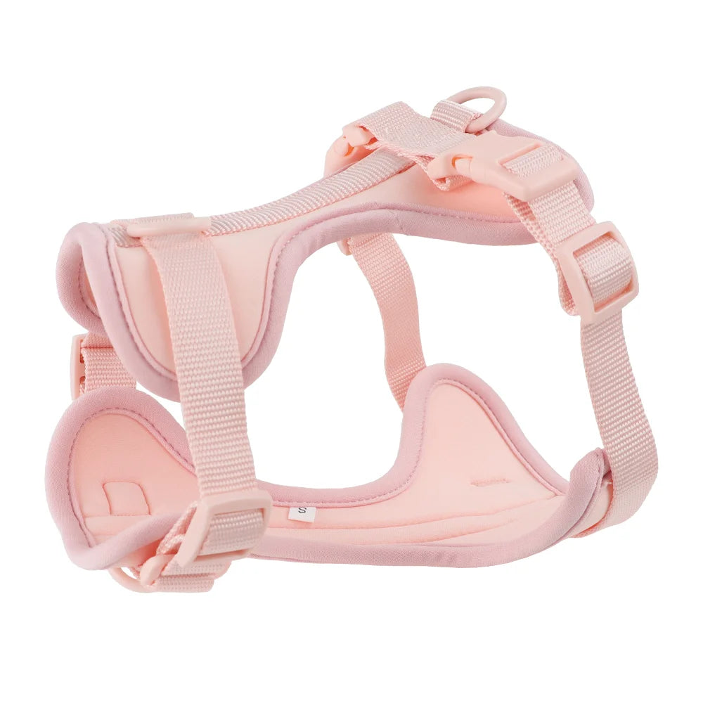 Light Pink Adjustable PVC Harness