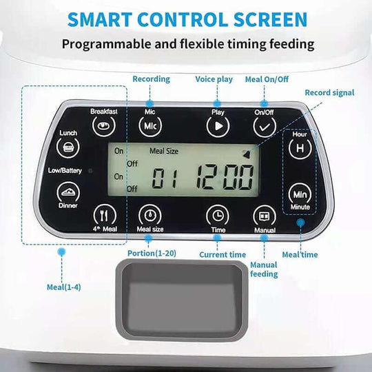 3.5L Automatic Smart Dog FeederAutomatic Dog Feeder,FEEDING,Smart Dog Feeder,smart feeder,smart feeder pet,smart pet feeder