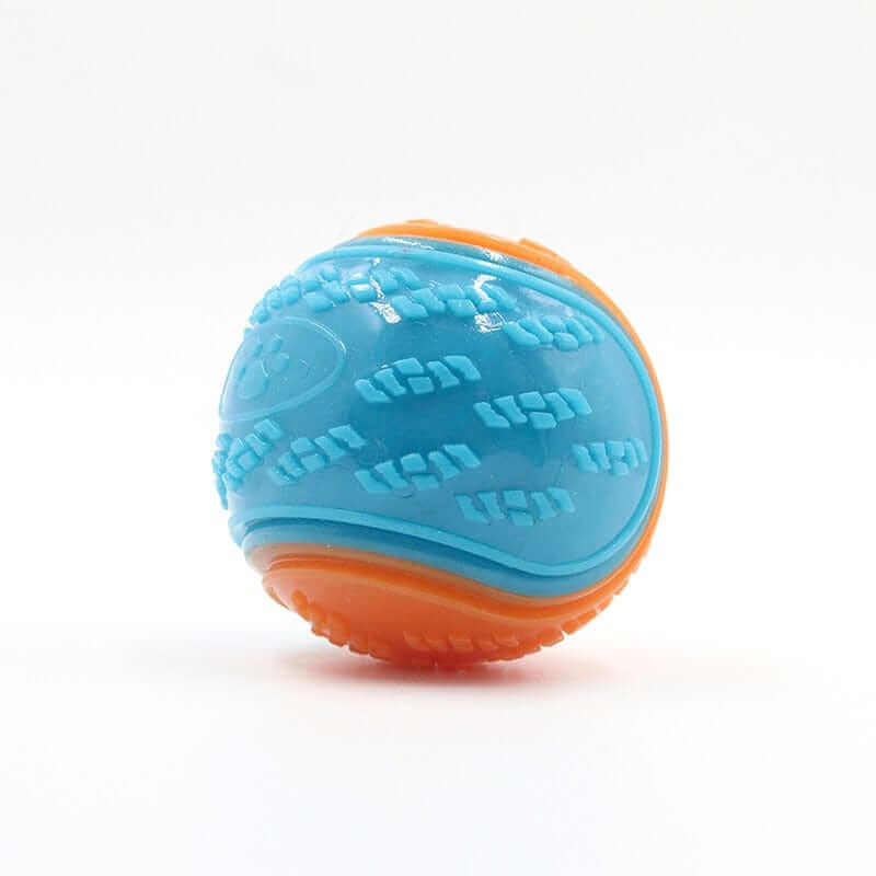 Purple & Orange TPR Ball Toys for Dogs