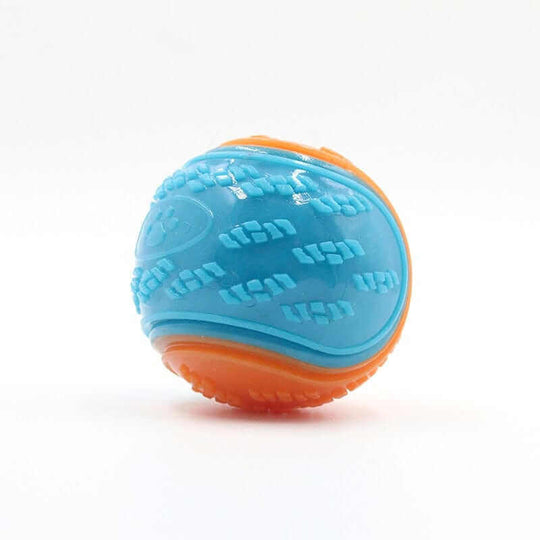 Purple & Orange TPR Ball Toys for Dogs
