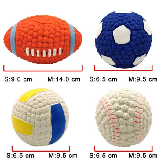 Sizes of Different Interactive Chew Toys for Dogs
