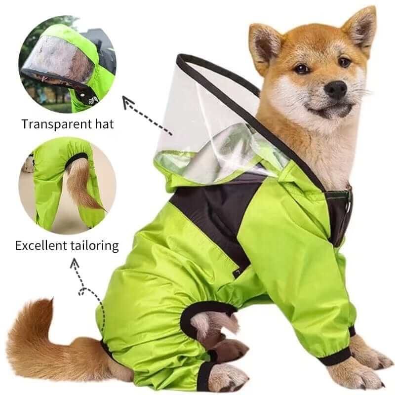 Waterproof Raincoat for DogsCLOTHING,Pet Apparel,Raincoat for dogs