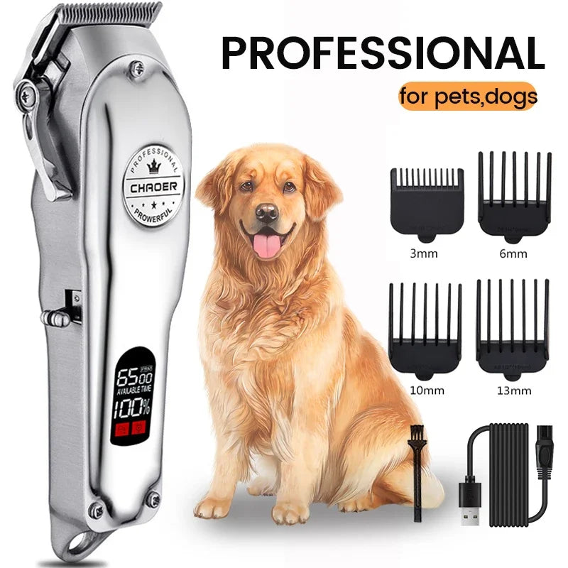 Rechargeable All-Metal Dog Hair Clipper