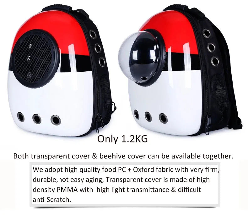 Pet Backpack Portable Space Capsule CarrierBear Design Dog Backpack,CARRIERS,Dog Backpack,Warm Dog Backpack