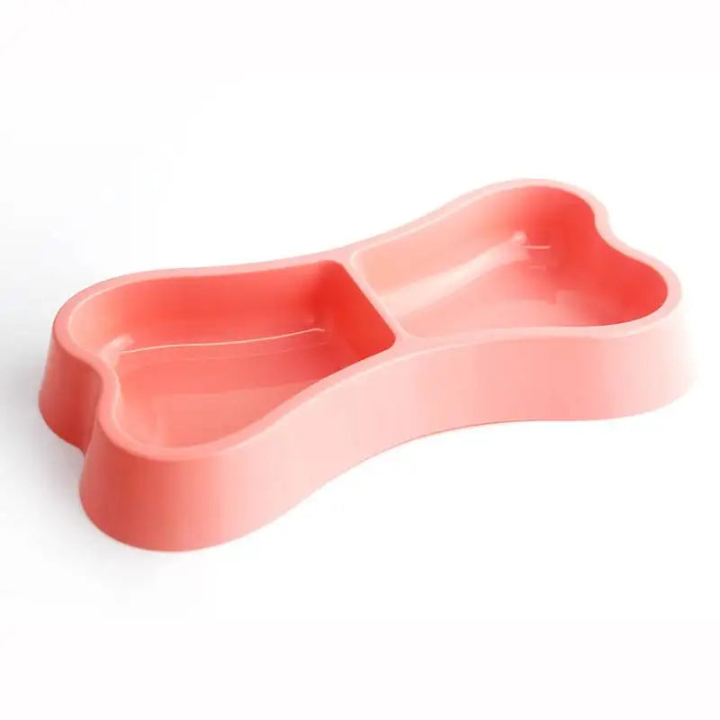 Bone-Shaped Double Dog Feeder Bowldog feeder,Dog Feeder Bowl,Double Dog Feeder,FEEDING