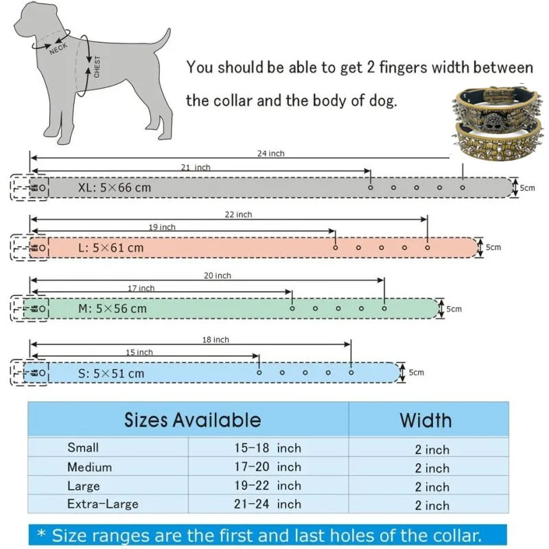 Spiked Studded Dog Collar with Traction Rope Adjustable FitCOLLARS AND LEASHES,Dog Collar,Dog Collar with Traction Rope,Spiked Studded Dog Collar,Traction Rope Adjustable Fit