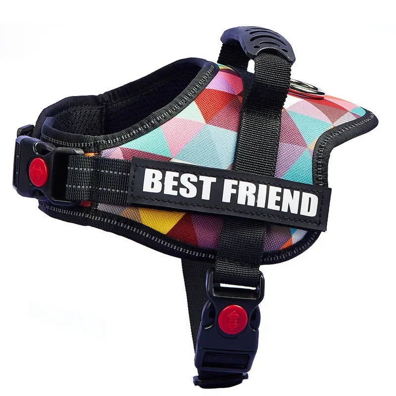 Personalized Heavy Duty No Pull Dog HarnessAdjustable Dog Harness,Dog Harness,Dog Harness Vest,HARNESSES,Heavy Duty Dog Harness,Heavy Duty No Pull Dog Harness