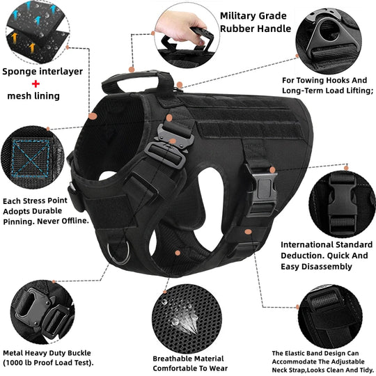 Tactical Military Vest for DogsDog Tactical Military Vest,Dog Training Harness,Tactical Military Vest,TRAINING PRODUCTS