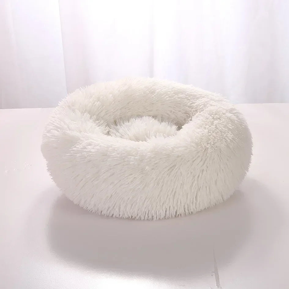 Super Soft Long Plush Round Cushion Dog BedBEDS AND MATS,Dog Bed,Plush Dog Bed,Round Cushion Dog Bed,Soft Dog Bed,Soft Long Plush Dog Bed,Washable Dog Bed