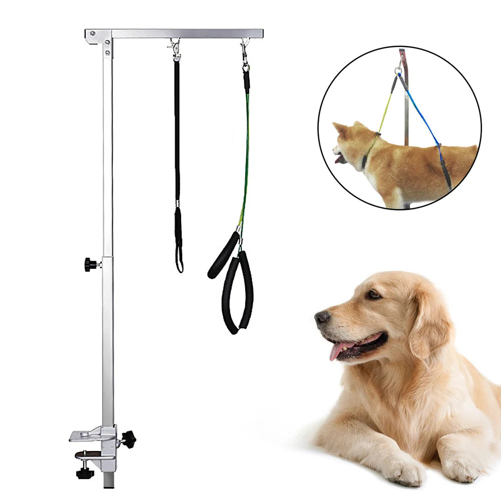 Foldable 39" Stainless Steel Dog Grooming Arm with ClampDog Grooming,Dog Grooming Arm,Dog Grooming Arm with Clamp,Foldable Dog Grooming Arm,GROOMING,Stainless Steel Dog Grooming Arm