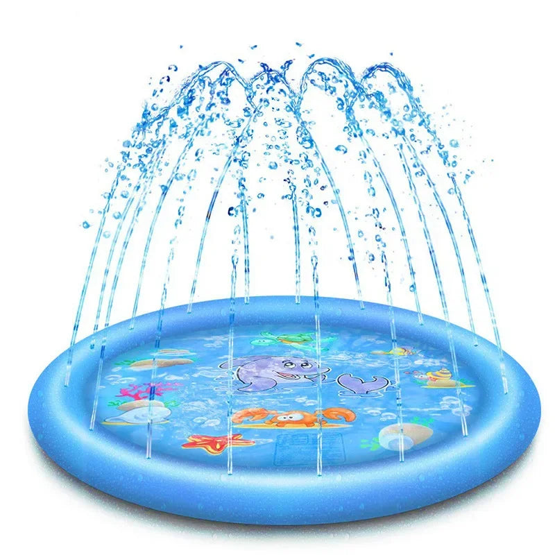 Summer Pet Pool - 150/170cm Inflatable Sprinkler Pad for DogsDog Mat,Dog Mats,Dog Toys,Summer Dog Pool,Summer Pet Pool,TOYS