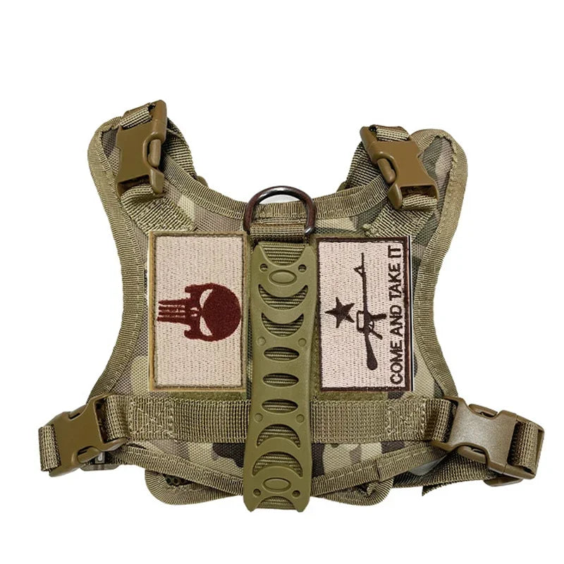 Adjustable Tactical Vest for Small DogsDog Tactical Military Vest,HARNESSES,Tactical Dog Harness,Tactical Dog Harness Set