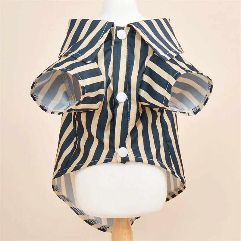 Cooling Stripe Dog Shirts - Summer Pet Clothes for Small DogsCLOTHING,Dog Shirts,Dog Stripe Shirts,Dog Summer Clothes,Small Dogs Clothes,Summer Pet Clothes