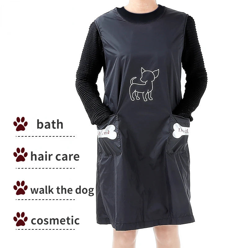 Waterproof Nylon Pet Grooming Apron with PocketsApron,Dog Grooming,Dog Grooming Apron,GROOMING,Pet Grooming Apron,Waterproof Apron