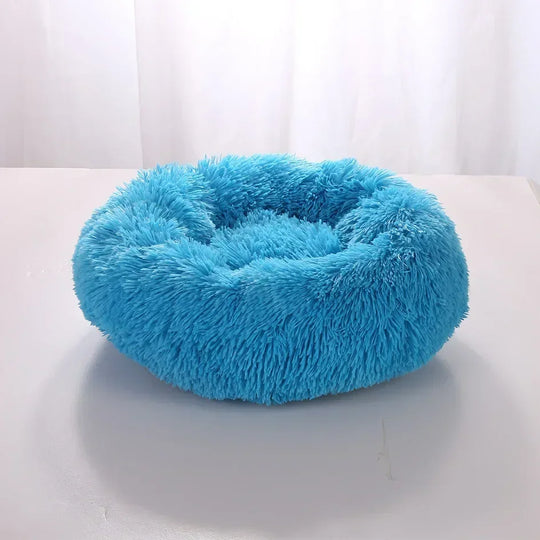 Super Soft Long Plush Round Cushion Dog BedBEDS AND MATS,Dog Bed,Plush Dog Bed,Round Cushion Dog Bed,Soft Dog Bed,Soft Long Plush Dog Bed,Washable Dog Bed