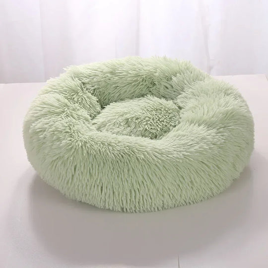 Super Soft Long Plush Round Cushion Dog BedBEDS AND MATS,Dog Bed,Plush Dog Bed,Round Cushion Dog Bed,Soft Dog Bed,Soft Long Plush Dog Bed,Washable Dog Bed