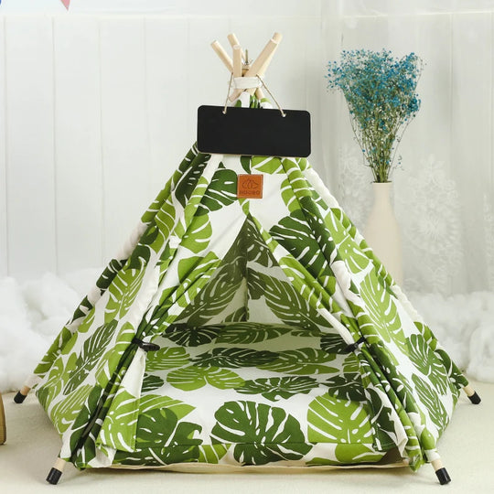 Tent with Washable Cushion Indoor Dog BedBEDS AND MATS,Cartoon Pet Bed,Dog Bed,Foldable Dog Bed,Pet Bed