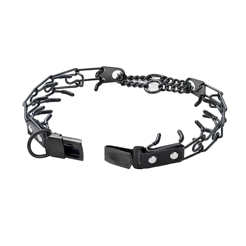 Adjustable Metal Prong Dog Training CollarCOLLARS AND LEASHES,Comfort Tips,Dog Training Collar,Metal Dog Collar,Metal Prong Dog Training Collar