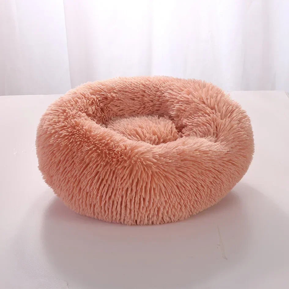 Super Soft Long Plush Round Cushion Dog BedBEDS AND MATS,Dog Bed,Plush Dog Bed,Round Cushion Dog Bed,Soft Dog Bed,Soft Long Plush Dog Bed,Washable Dog Bed