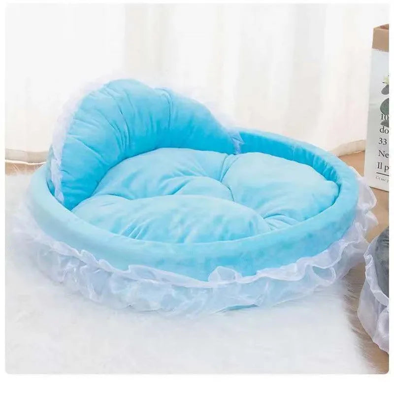 Hanpanda Dog Bed Detachable Oval PrincessBEDS AND MATS