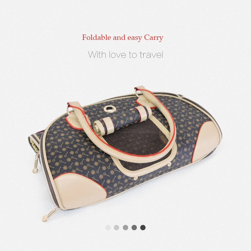 Luxury Foldable Pet Carrier Tote Bag for Small DogsCARRIERS,Extra Small Pet Carrier,Pet Carrier,Small Pet Carrier