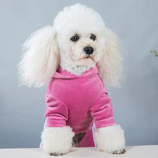 Velvet Pet Dog Jumpsuit - Warm Clothing for Small DogsCLOTHING,Dog Jumpsuit,Small Dogs Warm Clothing,Velvet Dog Jumpsuit,Velvet Pet Dog Jumpsuit,Warm Clothing