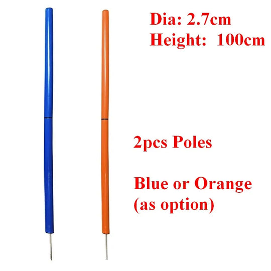 Dog Agility Training Poles - Outdoor Obstacle Jumping PolesDog Agility Training Poles,Dog Jumping Poles,Dog Training Poles,Jumping Poles,Training Poles,TRAINING PRODUCTS