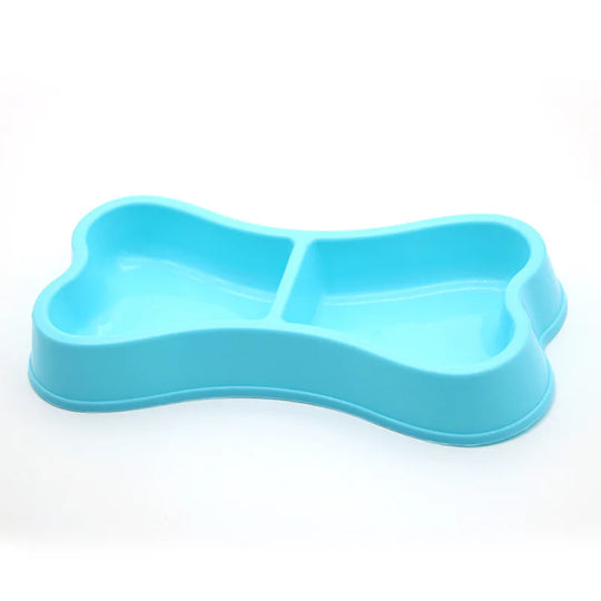 Bone-Shaped Double Dog Feeder Bowldog feeder,Dog Feeder Bowl,Double Dog Feeder,FEEDING