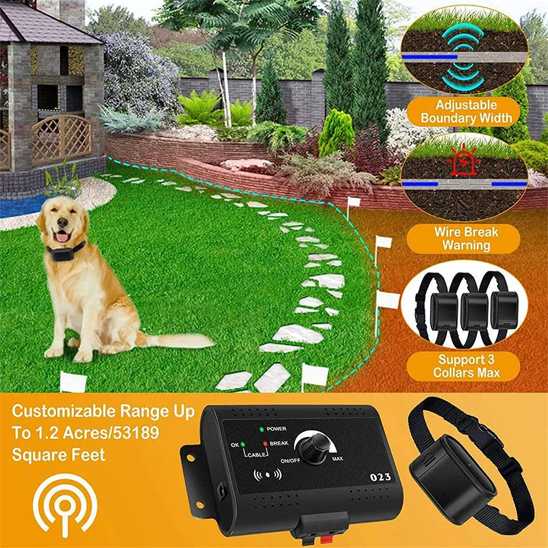 Invisible Wireless Dog Fence - Remote Control Shock CollarCollar,Dog Collar,Remote Control Shock Collar,Shock Collar,TRAINING PRODUCTS,Wireless Dog Fence