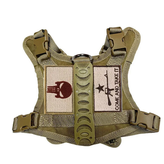 Adjustable Tactical Vest for Small DogsDog Tactical Military Vest,HARNESSES,Tactical Dog Harness,Tactical Dog Harness Set