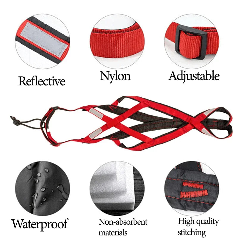 Features Of Dog Harness Mushing X Back Training Vest