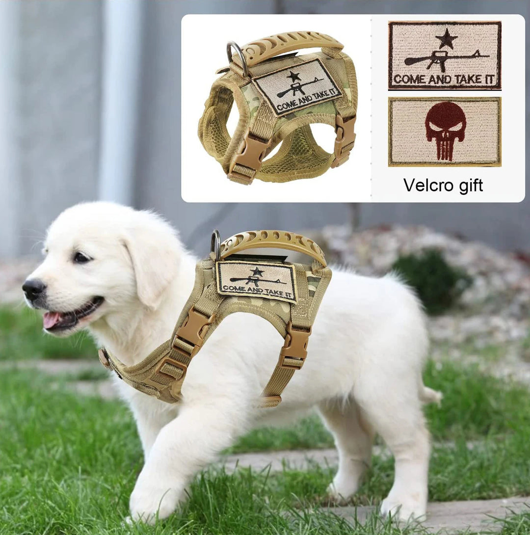 Adjustable Tactical Vest for Small DogsDog Tactical Military Vest,HARNESSES,Tactical Dog Harness,Tactical Dog Harness Set
