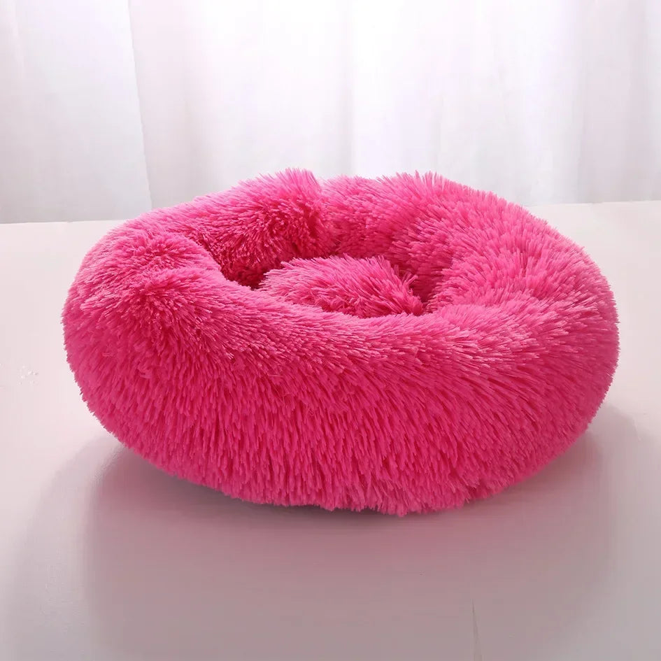 Super Soft Long Plush Round Cushion Dog BedBEDS AND MATS,Dog Bed,Plush Dog Bed,Round Cushion Dog Bed,Soft Dog Bed,Soft Long Plush Dog Bed,Washable Dog Bed