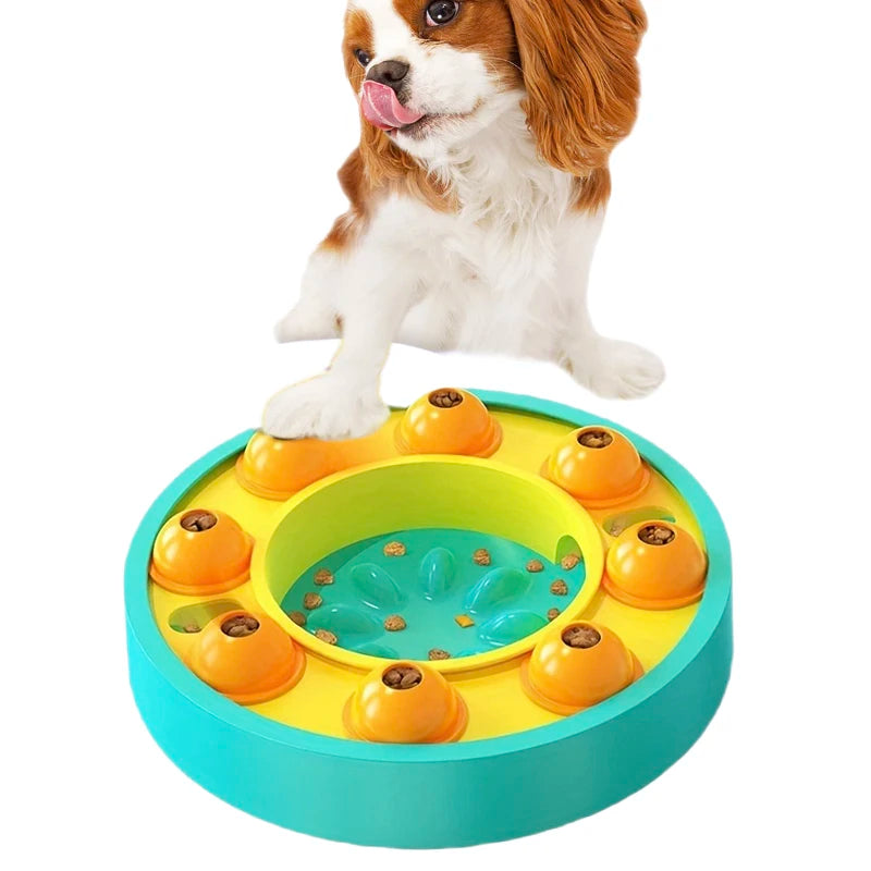 Interactive Dog Puzzle Toy - Spinning Food Dispenserdog feeder,Dog Feeding Device,FEEDING,Slow Feeder,Slow Food Dispenser,Spinning Food Dispenser