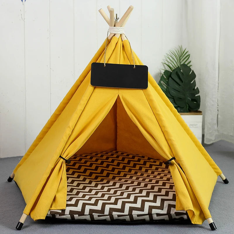 Tent with Washable Cushion Indoor Dog BedBEDS AND MATS,Cartoon Pet Bed,Dog Bed,Foldable Dog Bed,Pet Bed