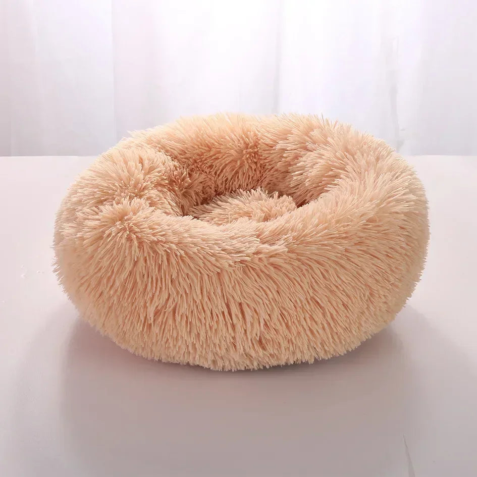 Super Soft Long Plush Round Cushion Dog BedBEDS AND MATS,Dog Bed,Plush Dog Bed,Round Cushion Dog Bed,Soft Dog Bed,Soft Long Plush Dog Bed,Washable Dog Bed