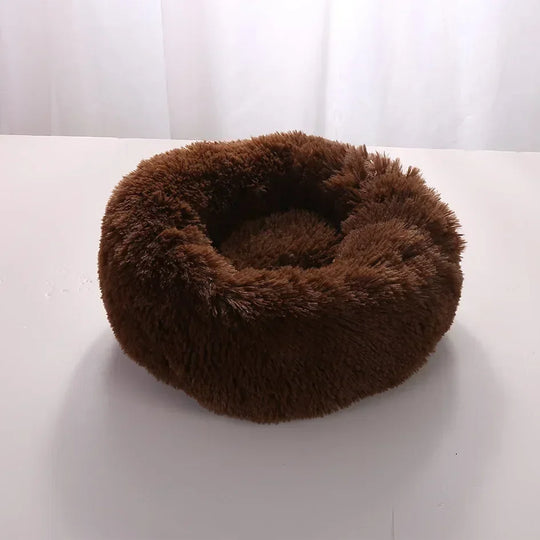 Super Soft Long Plush Round Cushion Dog BedBEDS AND MATS,Dog Bed,Plush Dog Bed,Round Cushion Dog Bed,Soft Dog Bed,Soft Long Plush Dog Bed,Washable Dog Bed