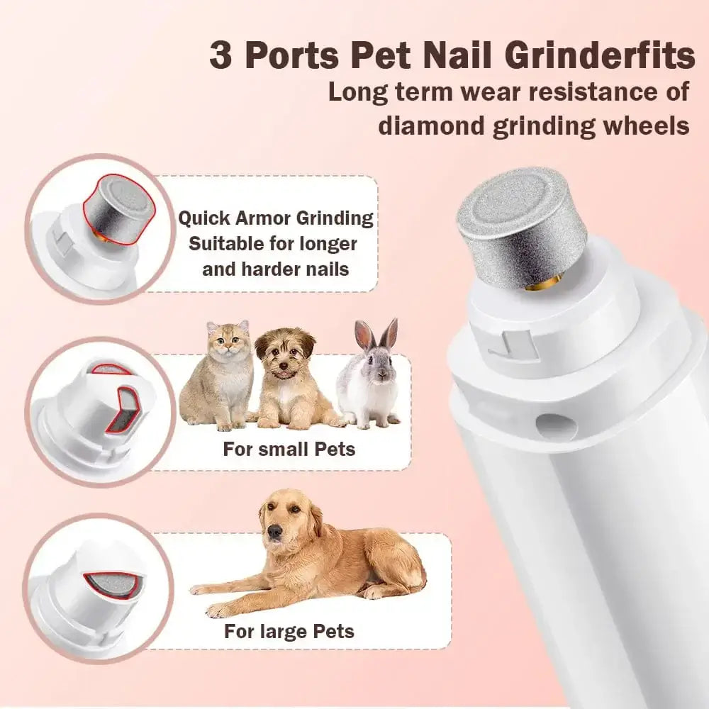 Dog Nail Grinder | Pet Nail Trimmer & Dog Nail Clipper