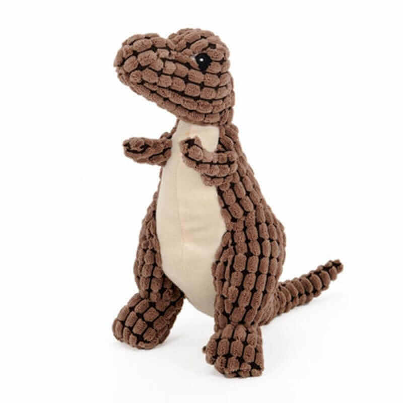 Brown Dinosaur Dog Toys