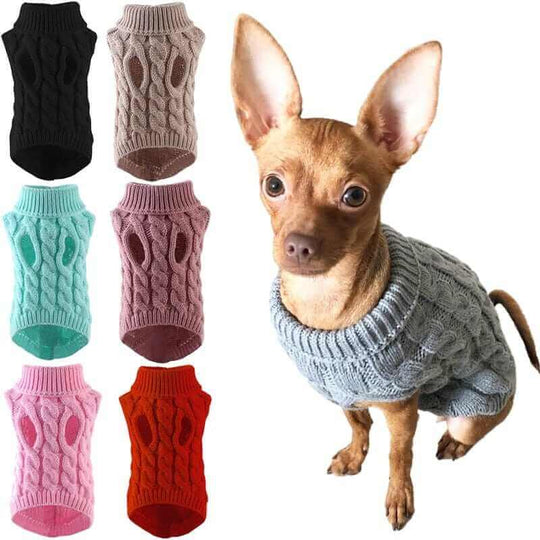 Toy Breed Jumper | Petite Canine Knits | Tiny Pup Cardigans