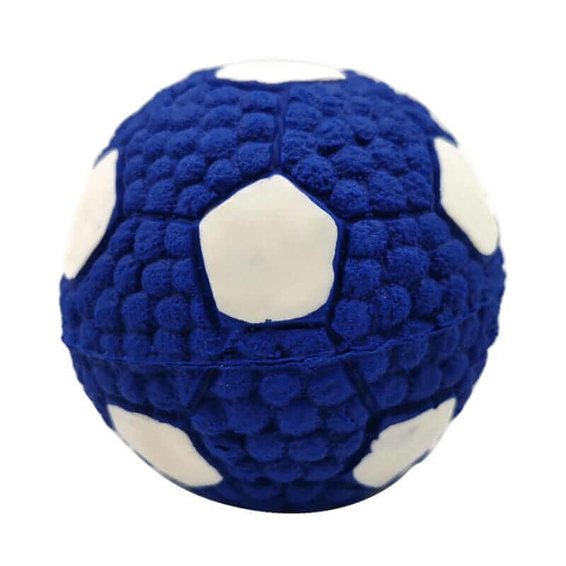 Blue Football Shaped Interactive Chew Toys for Dogs