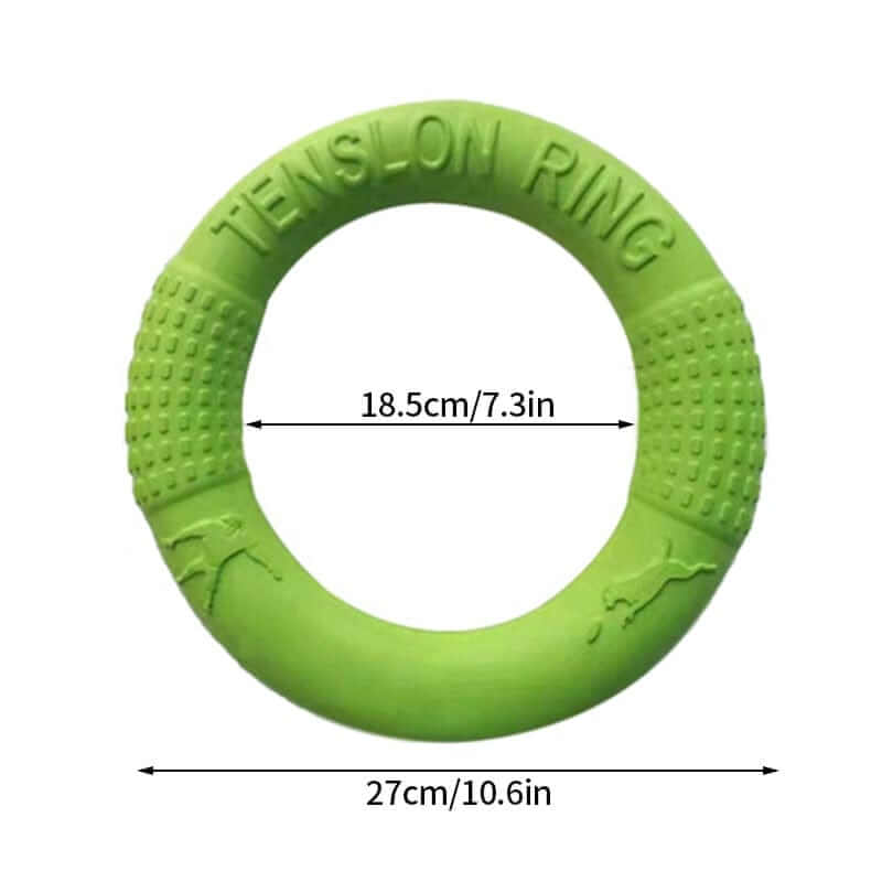 Green Training Toy Ring for Dogs