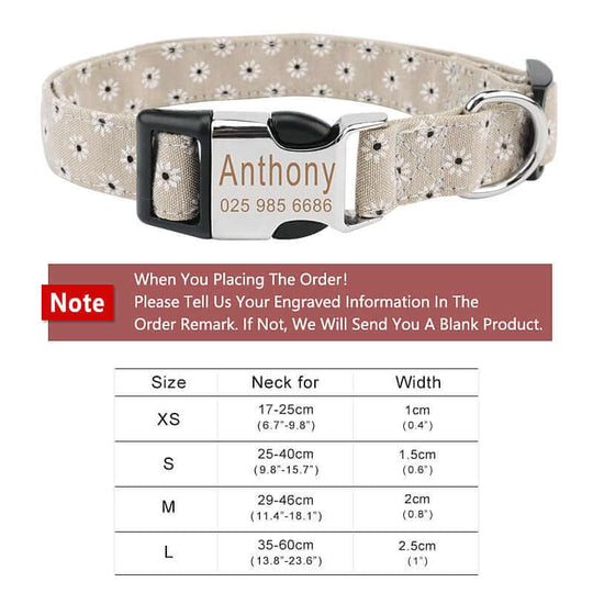Dog Collars with Name TagsCOLLARS AND LEASHES