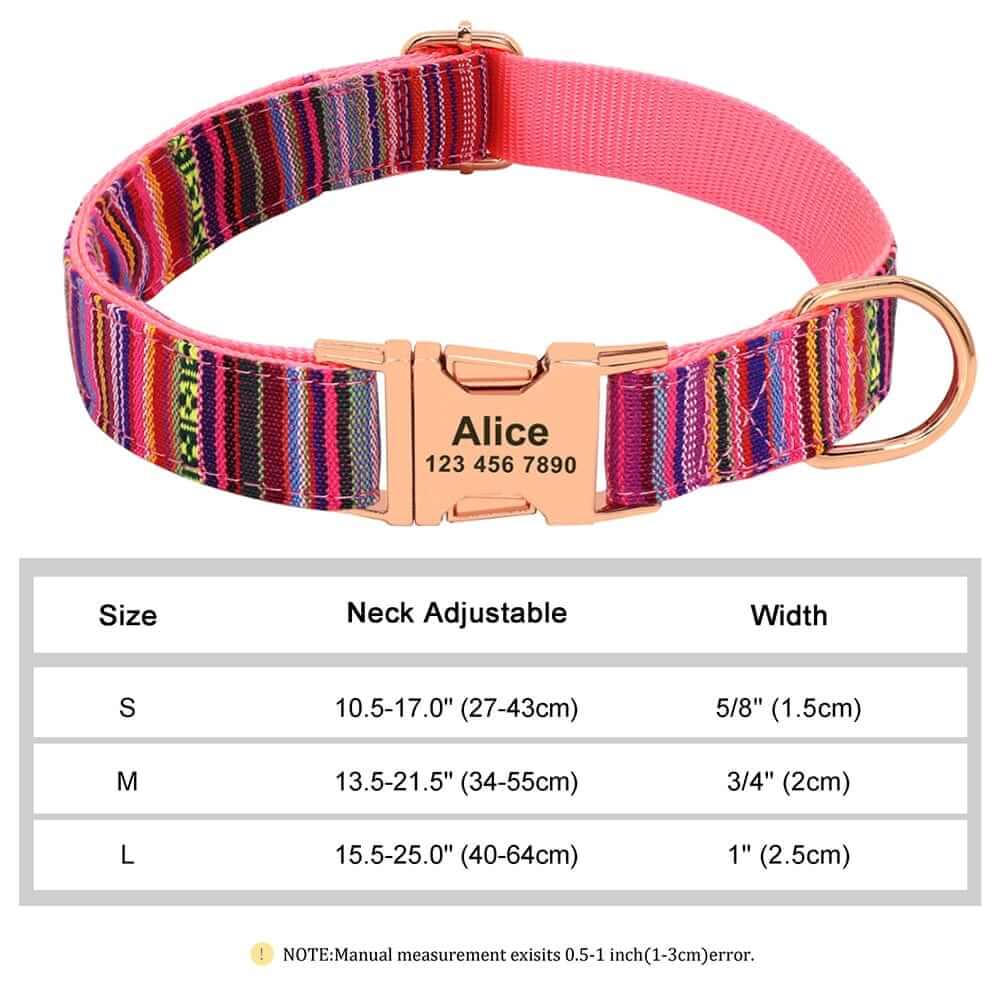 Personalized ID Dog CollarsCOLLARS AND LEASHES