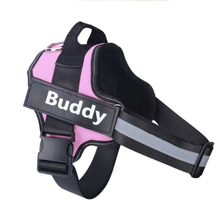 Personalized Dog Pink Harness 