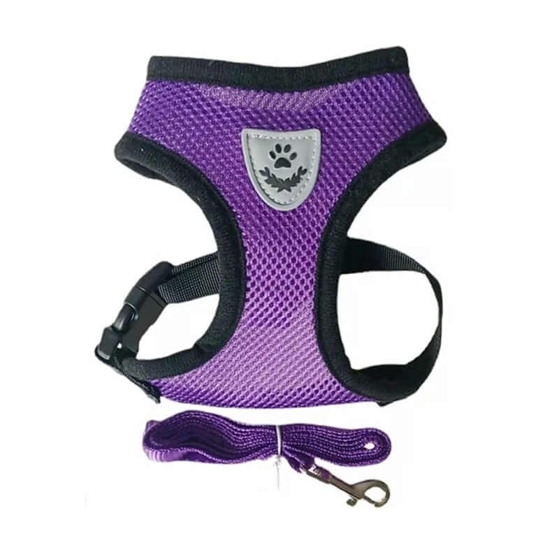 Nylon Mesh Dog Harness And LeashHARNESSES