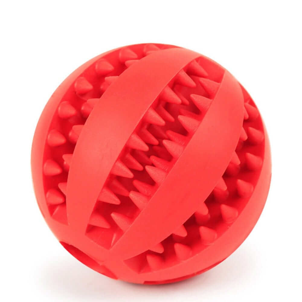 Red Rubber Toy Ball for Dogs