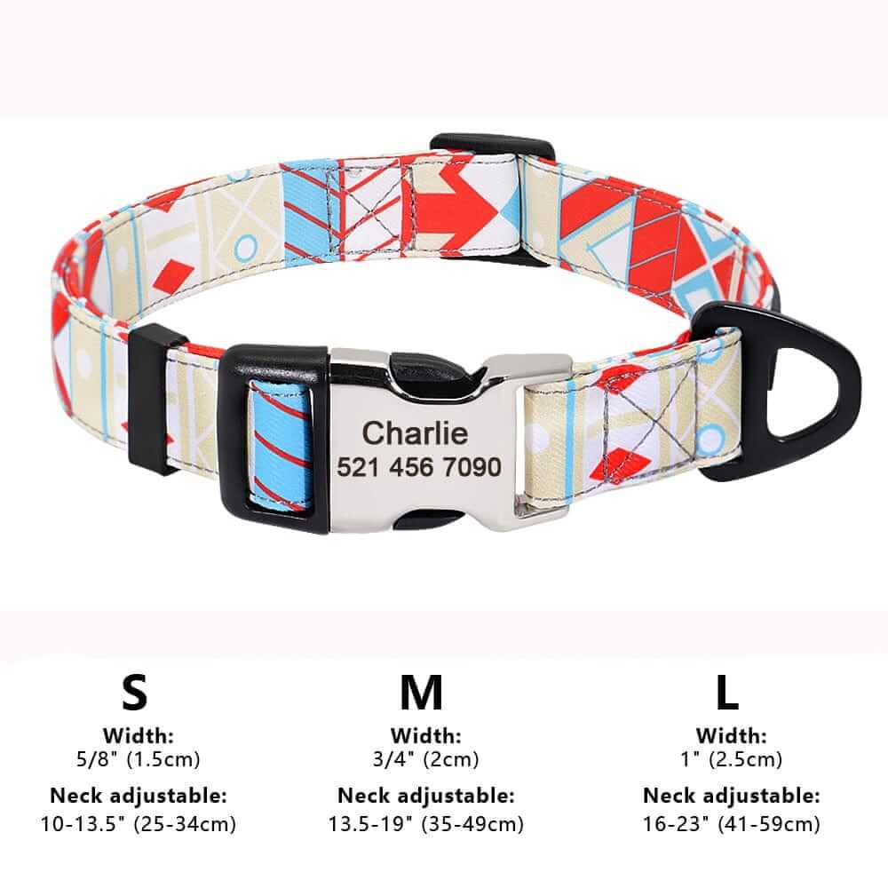Custom Dog Collar | Personalized Dog Collar | ID Dog Collar