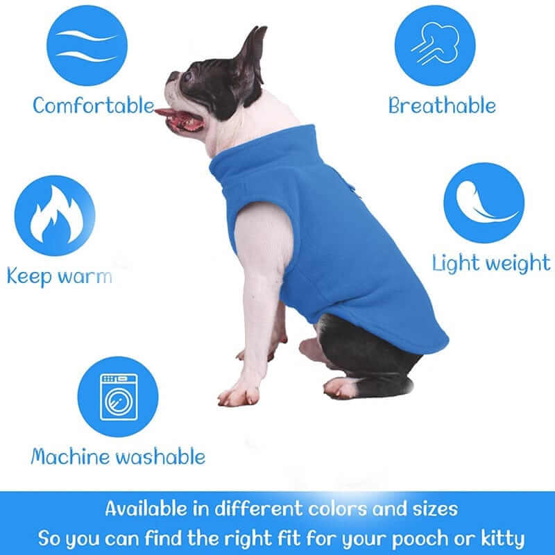 Fleece Dog Jacket | Cozy Jacket | Premium Jacket